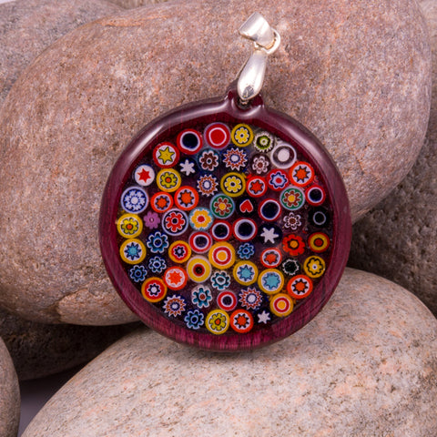 Millefiori Pendant (#1210)