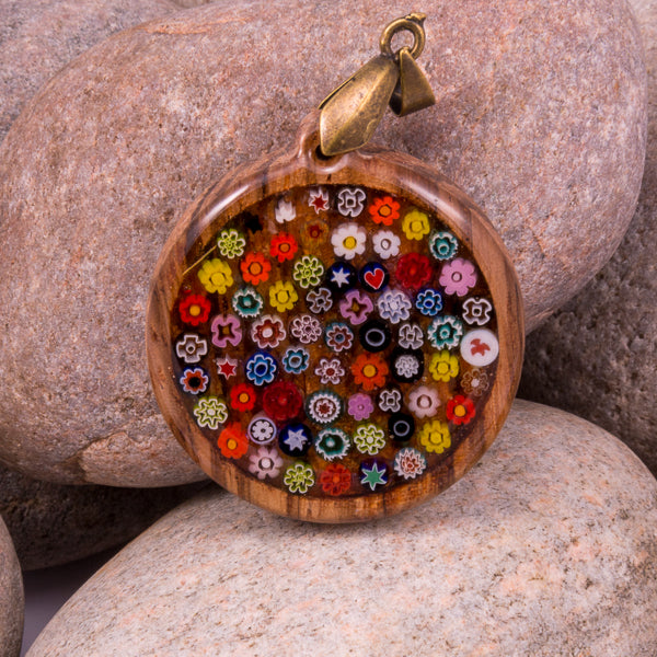 Millefiori Pendant 1211 Jabbawocky Crafts
