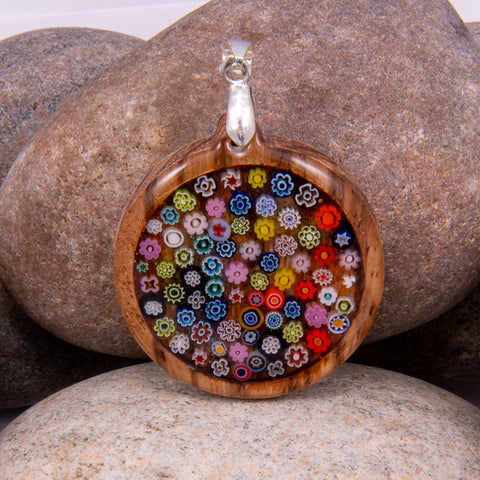 Millefiori Pendant (#1176)