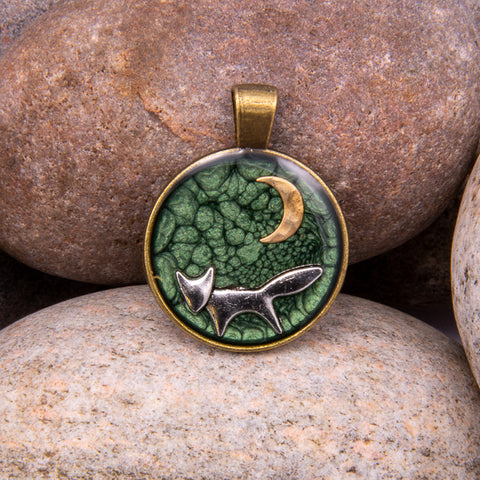 Forest Fox Pendant (#1185)